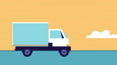 servis aracı animasyonu