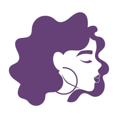 Güzel bir kadın portresi, çekici bir kadın.