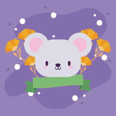 Dekorlu Fare Kawaii 'nin başı