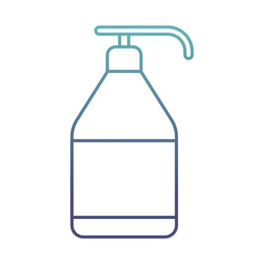 sabun dağıtıcı ayrışmış satır biçimi vektör tasarımı