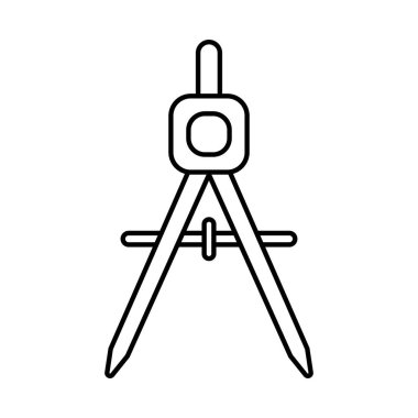 pusula çizgisi biçim vektör tasarımı