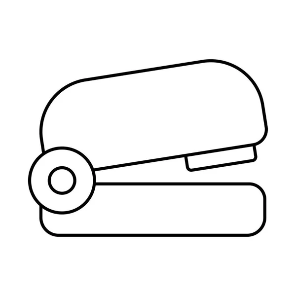 Design de vetor ícone de estilo de linha grampeador — Vetor de Stock