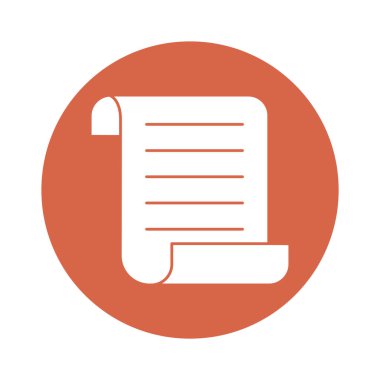 belge blok biçim ikon vektör tasarımı