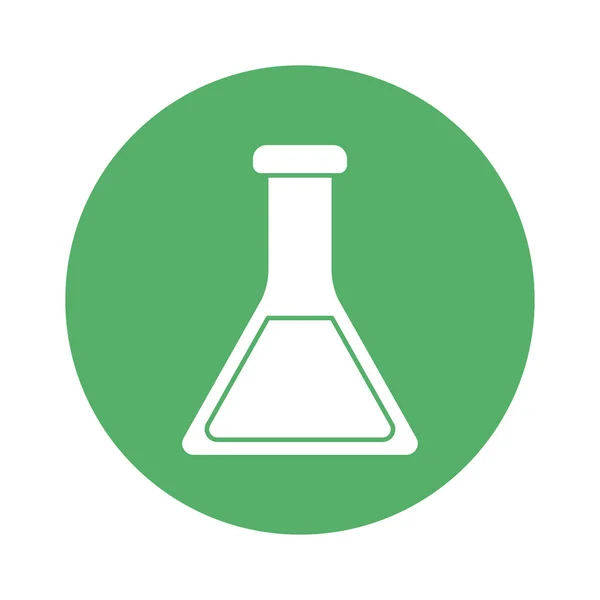 Bloco de frascos de química design estilo iconvector —  Vetores de Stock