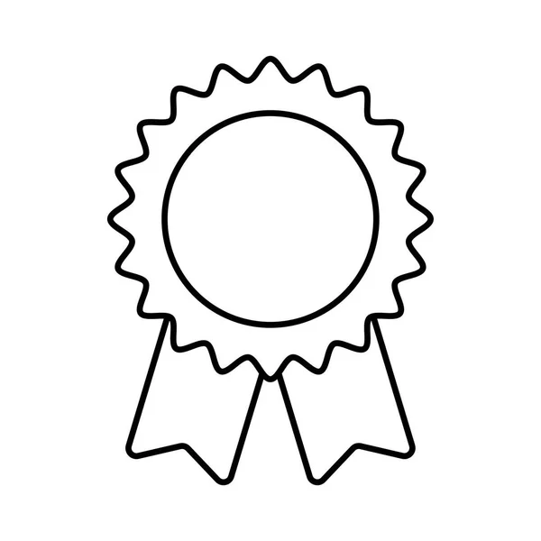 Sello sello línea estilo icono vector diseño — Vector de stock