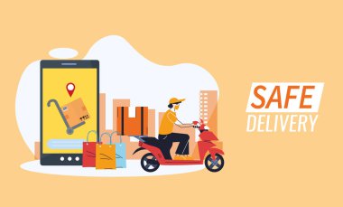 kurye teslimatı ekranda konumu