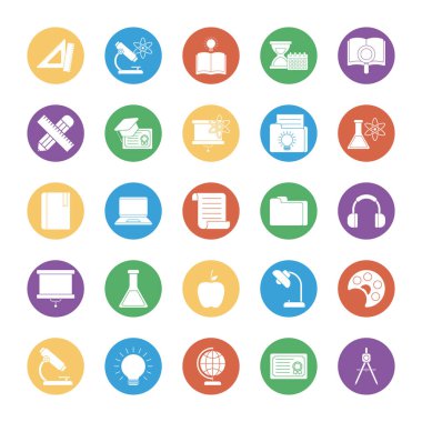 eðitim okulu ve üniversite blok biçim vektör dizaynı