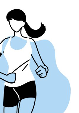 Kadın avatar vektör tasarımı