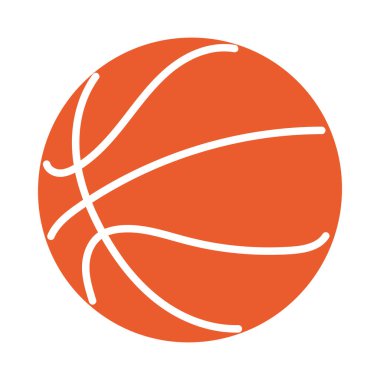 Basketbol sporu vektör tasarımı topu