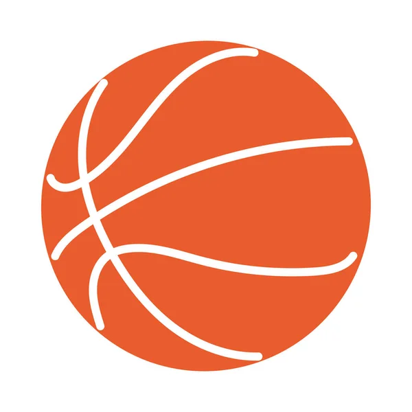 Векторный дизайн баскетбольного мяча — стоковый вектор