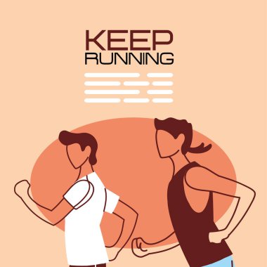 Erkekler vektör tasarımını çalıştıran avatarlar