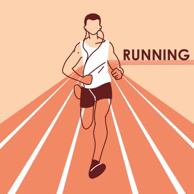 İnsan avatarı çalışan vektör tasarımı