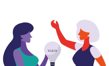 Kadınlar başarılı fikir kadınlarıyla çalışırlar.