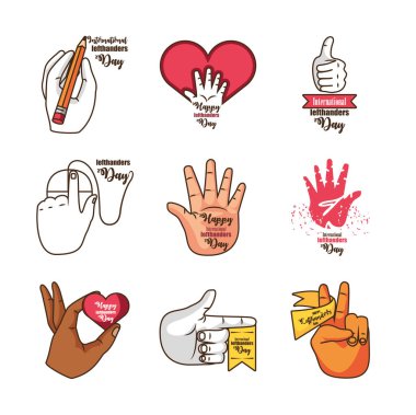 Uluslararası solcular günü simgeleri