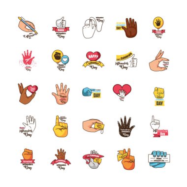 Uluslararası solcular günü simgeleri