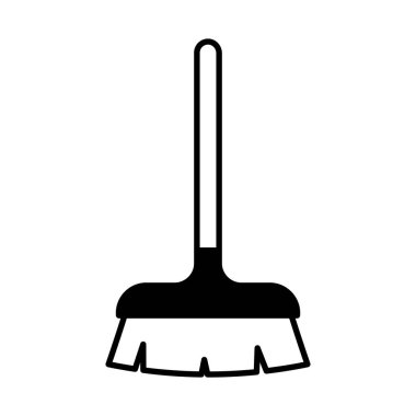 fırça doğrusal biçim ikon vektör tasarımı