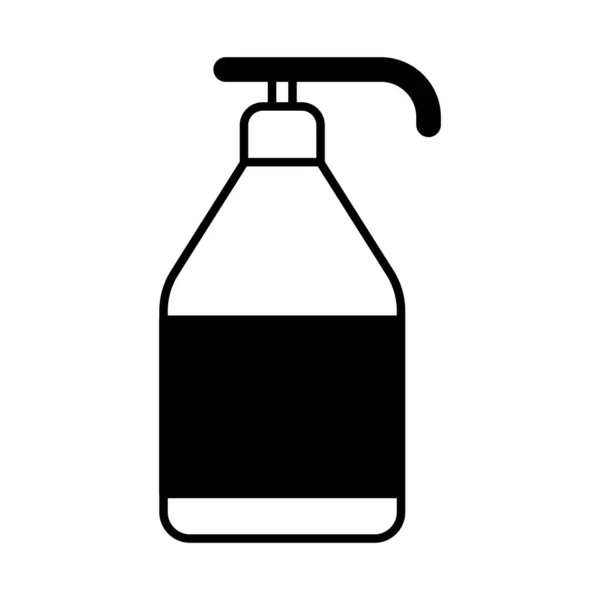 Soap dispenser lineal style icon vector design — Stock Vector