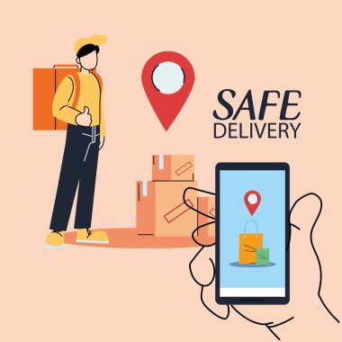 akıllı telefonlu kurye teslimat servisi, paketlerin takibi