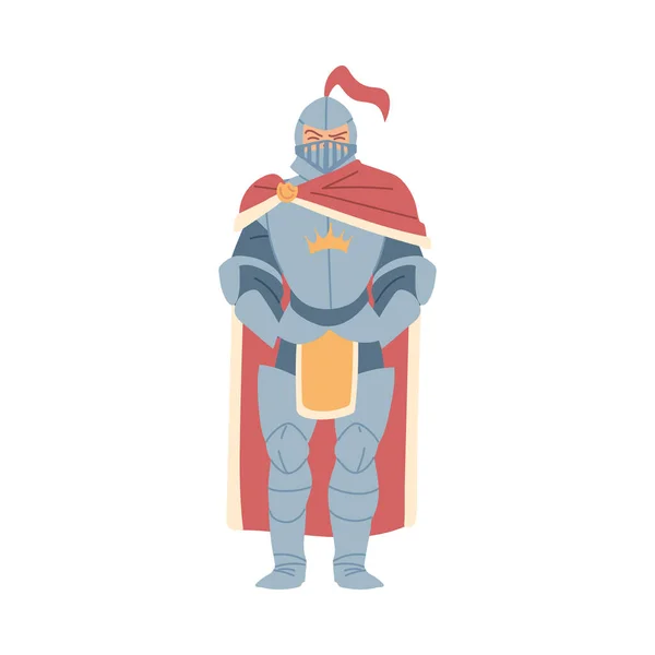 Medieval knight man vector design — Stock Vector
