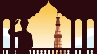 Hindistan 'ın bağımsızlık günü erkek siluetiyle kutlanıyor