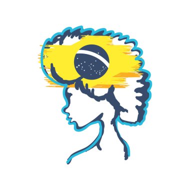 Brezilya 'nın bağımsızlığını kutlayan kişi