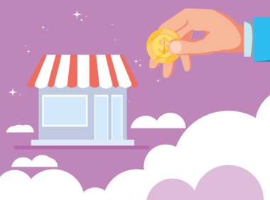 Şehirdeki yerel işletmelere destek