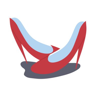 Kadınlar için satılık kırmızı topuklar