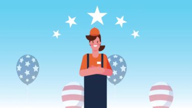 Restoran görevlisi Avatar karakteri