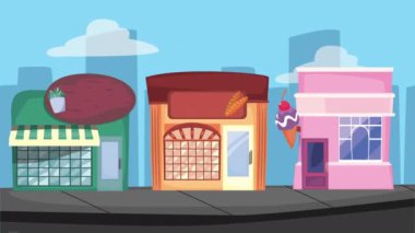 depolama binaları ön cephe sokak animasyonları