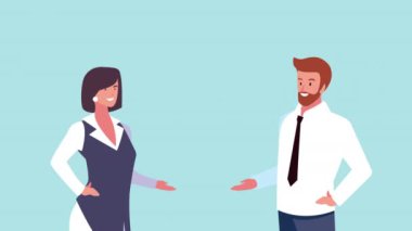 Mağaza inşaatında çalışan genç bir çift.