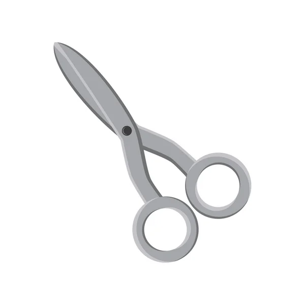 Scissor tool on white background — Stock Vector
