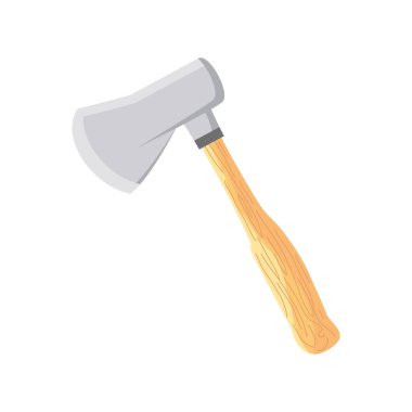 beyaz arkaplan üzerindeki ax aracı