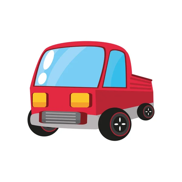 Coche, juguete de los niños sobre fondo blanco — Vector de stock