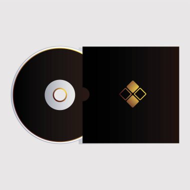 cd, beyaz arkaplanda kurumsal kimlik şablonu