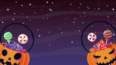 Balkabağı şekerleriyle Cadılar Bayramı animasyonunuz kutlu olsun.