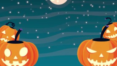 Mumya ve balkabaklarıyla Cadılar Bayramı animasyonunuz kutlu olsun.