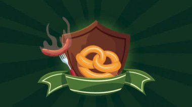 Oktoberfest, kalkan ve yiyecekle yapılan animasyonu kutluyor