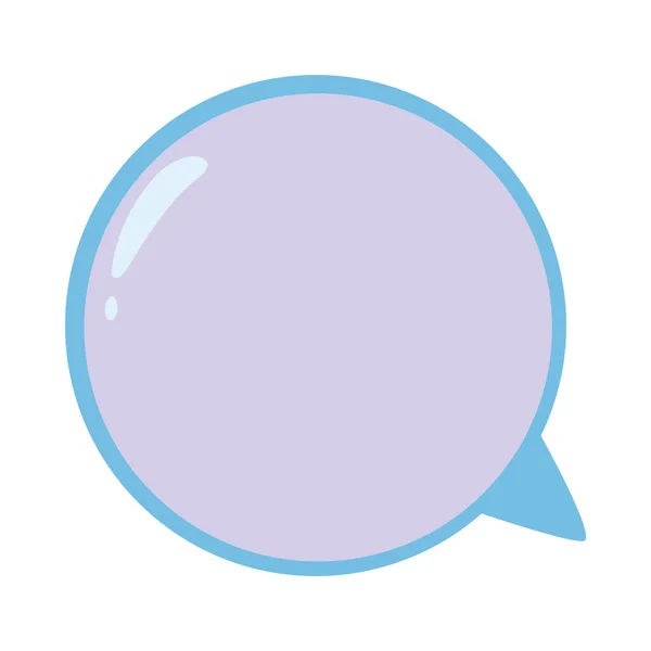 Kommunikációs buborék ikon vektor kialakítása — Stock Vector