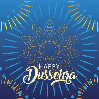Mutlu Dussehra etiketleri, geleneksel Hint bayramı