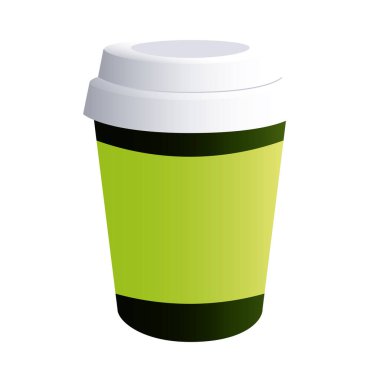 Şirket tasarımlı kahve fincanı kapağı.