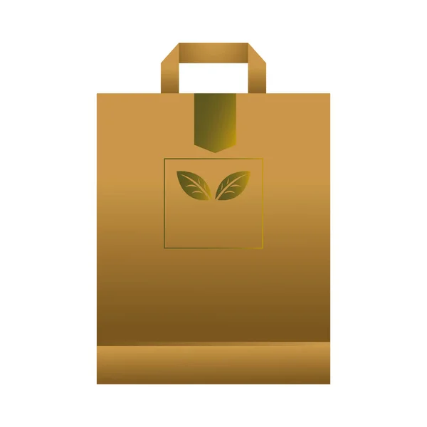 Papel de bolsa con logotipo impreso para imagen de marcas — Vector de stock