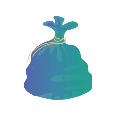 beyaz arkaplanda cadılar bayramı için cadı çantası