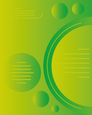 Yeşil renkli soyut minimal arkaplan