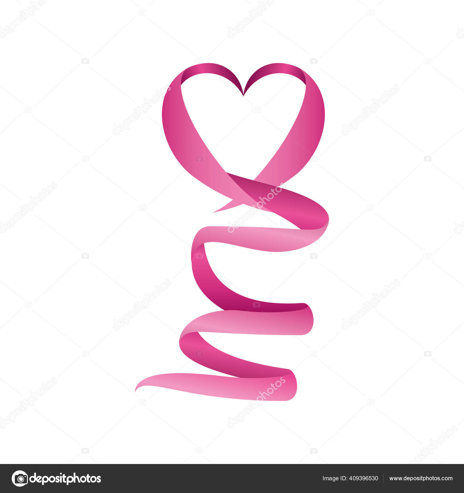 wallpapers Breast Cancer Ribbon Heart depositphotos
