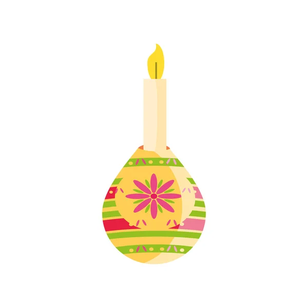 Векторный дизайн иконок мексиканской свечи — стоковый вектор