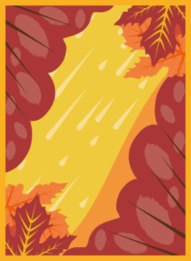 sonbahar vektör tasarımı