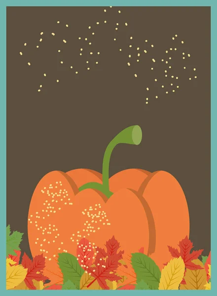 Isolated autumn leaves vector design — Stock Vector