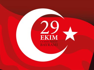 29 ekim cumhuriyet bayrami ile Türk kırmızı bayrak tasarımı