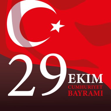 29 ekim cumhuriyet bayrami ile Türk kırmızı bayrak tasarımı