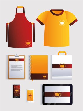 beyaz arkaplanda kurumsal kimlik markalaşma tasarımı